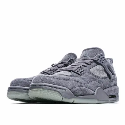 Picture of KAWS x Air Jordan 4 Retro 'Cool Grey' Sample