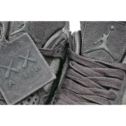 Picture of KAWS x Air Jordan 4 Retro 'Cool Grey' Sample