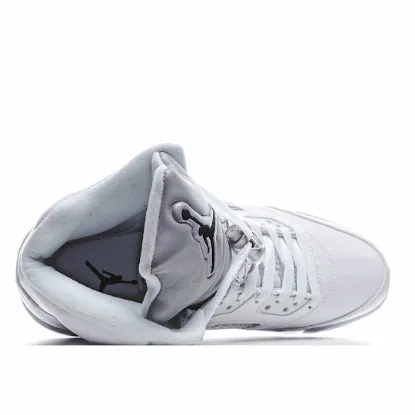 Picture of Air Jordan 5 Retro 'Metallic White' 2015