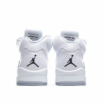 Picture of Air Jordan 5 Retro 'Metallic White' 2015