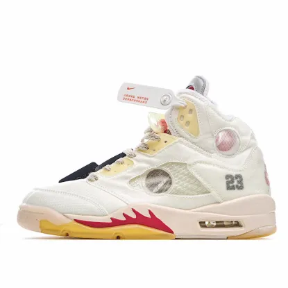 Picture of Air Jordan 5 x off white low