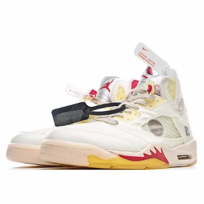 Picture of Air Jordan 5 x off white low