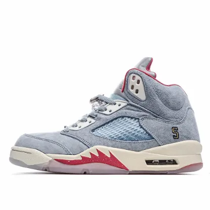 Picture of Trophy Room x Air Jordan 5 Retro 'Ice Blue'