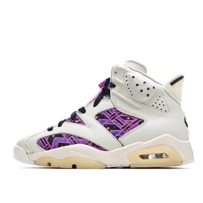 Picture of Air Jordan 6 "Quai 54" AJ6 Khaki Purple