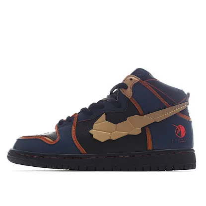 Picture of GUNDAM X NIKE DUNK HIGH BANSHEE BLACK & BLUE