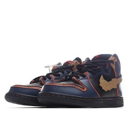 Picture of GUNDAM X NIKE DUNK HIGH BANSHEE BLACK & BLUE