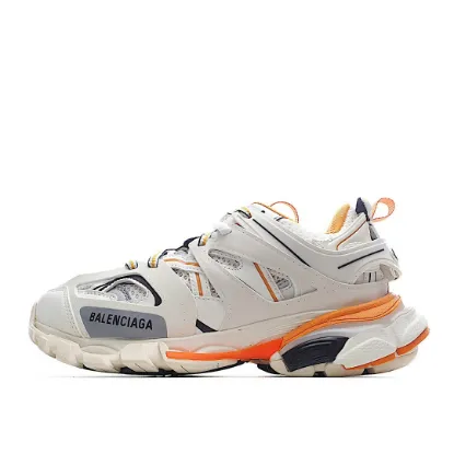 Picture of Balenciaga Sneaker Tess s.Gomma MAILLE WHITE/ORANGE