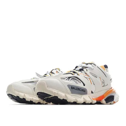 Picture of Balenciaga Sneaker Tess s.Gomma MAILLE WHITE/ORANGE