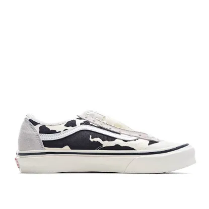 Picture of Vans Style 36 Decon SF Black and White Cow Graffiti Skateboard Shoes