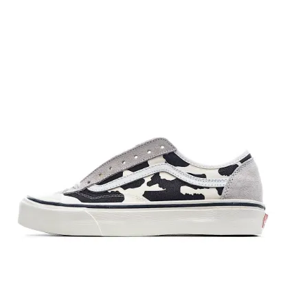 Picture of Vans Style 36 Decon SF Black and White Cow Graffiti Skateboard Shoes