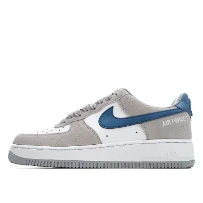 Picture of Nike Air Force 1 Off-White Blue Tick