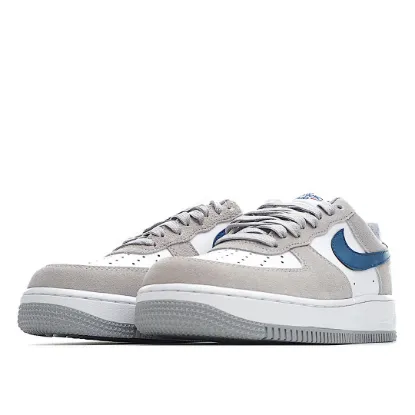 Picture of Nike Air Force 1 Off-White Blue Tick