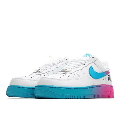 Picture of Nike Air Force 1 React LV8 Blue Pink