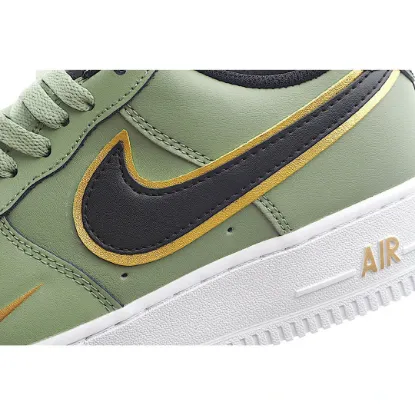 Picture of Nike Air Force 1 React LV8 Green Black Gold