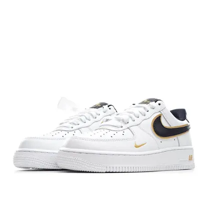 Picture of Nike Air Force 1 React LV8 White Black Gold