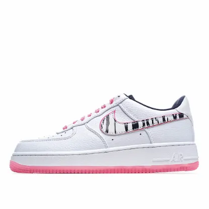 Picture of Nike air force 1 red and blue 3M reflective