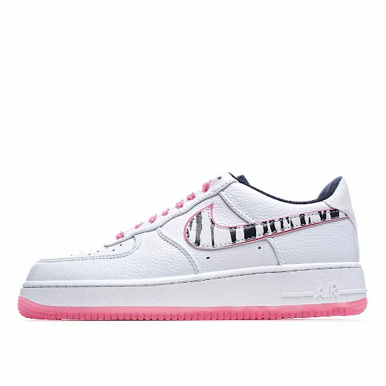 Picture of Nike air force 1 red and blue 3M reflective