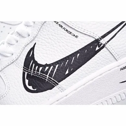 Picture of Nike AIR FORCE 1 SCHEMATIC WHITE/BLACK Sketch Black & White