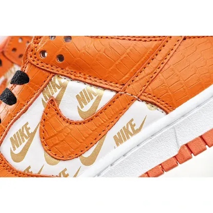 Picture of NIKE SB LOW DUNK SUPREME X NIKE WHITE ORANGE