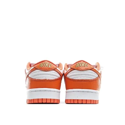 Picture of NIKE SB LOW DUNK SUPREME X NIKE WHITE ORANGE