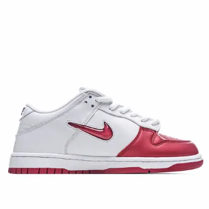 Picture of NIKE SUPREME X DUNK SB LOW WHITE RED