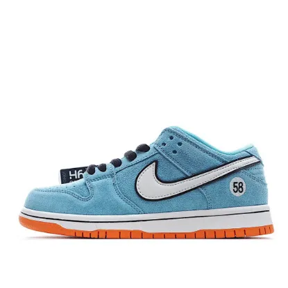 Picture of NIKE WE CLUB 58 X NK SB DUNK LOW PRO CLUB 58 GULF LOW TOP SNEAKERS