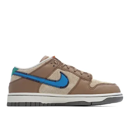 Picture of NIKEX NIKE SB DUNK LOWDARK DRIFTWOOD ME SNEAKERS BROWN BLUE