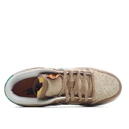 Picture of NIKEX NIKE SB DUNK LOWDARK DRIFTWOOD ME SNEAKERS BROWN BLUE