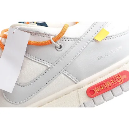 Picture of OFF-WHITE X NIKE DUNK LOW '12 OF 50' OW SNEAKERS