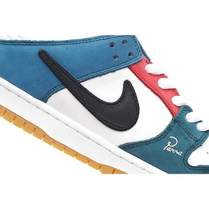 Picture of PARRA X NIKE SB DUNK LOW PRO WHITE BLUE RED