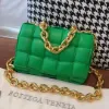 Picture of BV PILLOW BAG SIZE:27X10CM EMERALD GREEN