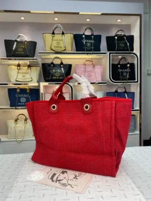 Picture of Chanel Canvas Bag Size: 38*20*30cm Model Number: 8818 Red