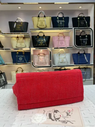 Picture of Chanel Canvas Bag Size: 38*20*30cm Model Number: 8818 Red