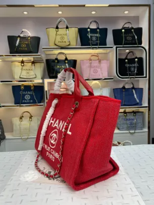 Picture of Chanel Canvas Bag Size: 38*20*30cm Model Number: 8818 Red