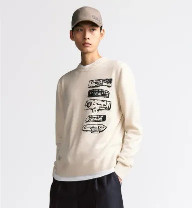 Picture of Dior Archives Labels Sweater