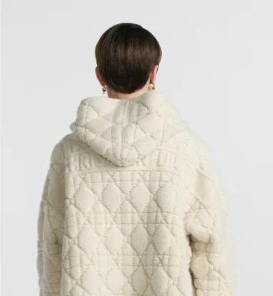 Picture of Cannage Zipped Cardigan with Hood