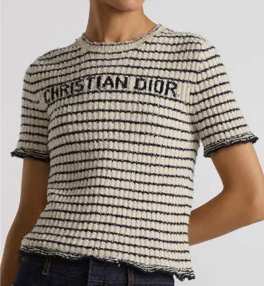 Picture of Dior Marinière Short-Sleeved Top