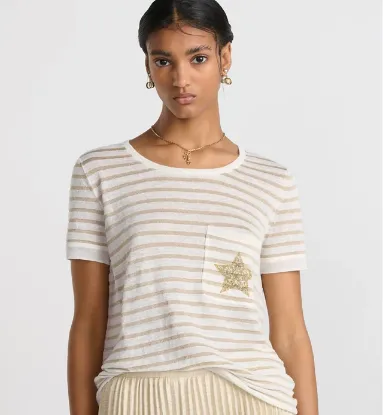 Picture of Dior Marinière short-sleeved top