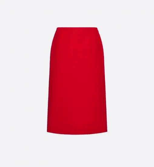 Picture of Mid-Length Straight-Cut Skirt