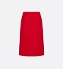 Picture of Mid-Length Straight-Cut Skirt