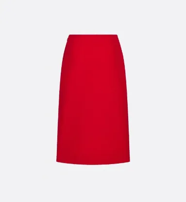 Picture of Mid-Length Straight-Cut Skirt